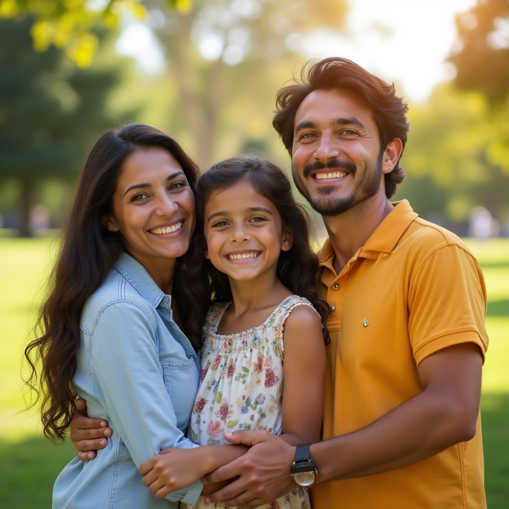 Retrato de Juan y su familia